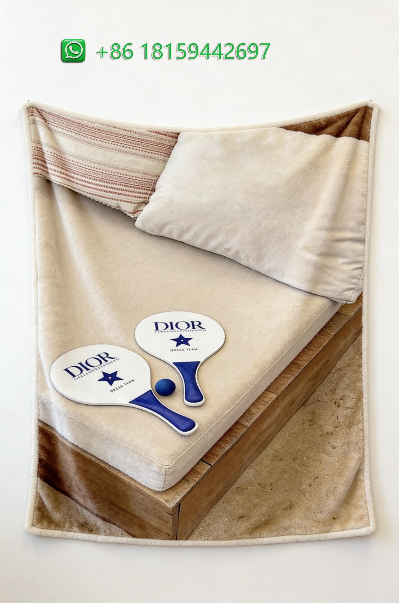 Dior Throw Blankets
